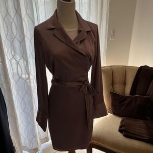 Elegant Guess Wrap Dress